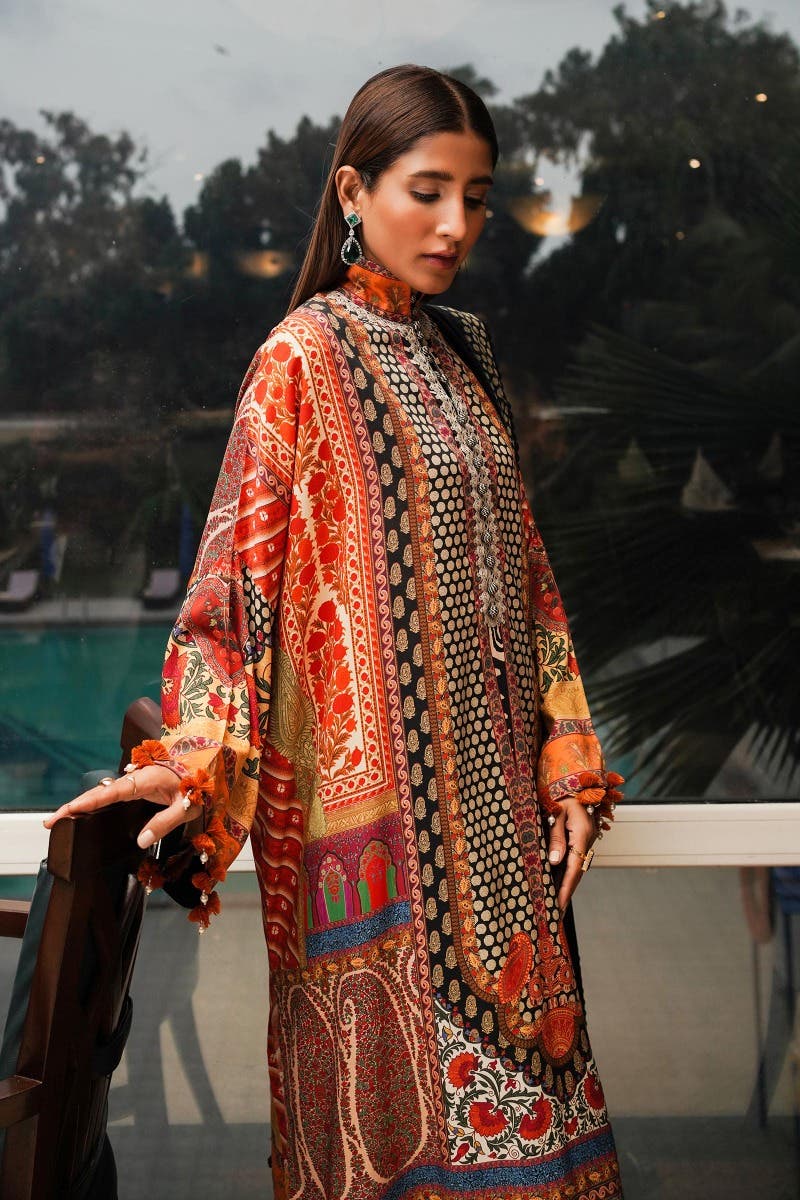 Muzlin By Sana Safinaz Stitched 3 Piece-Winter Collection