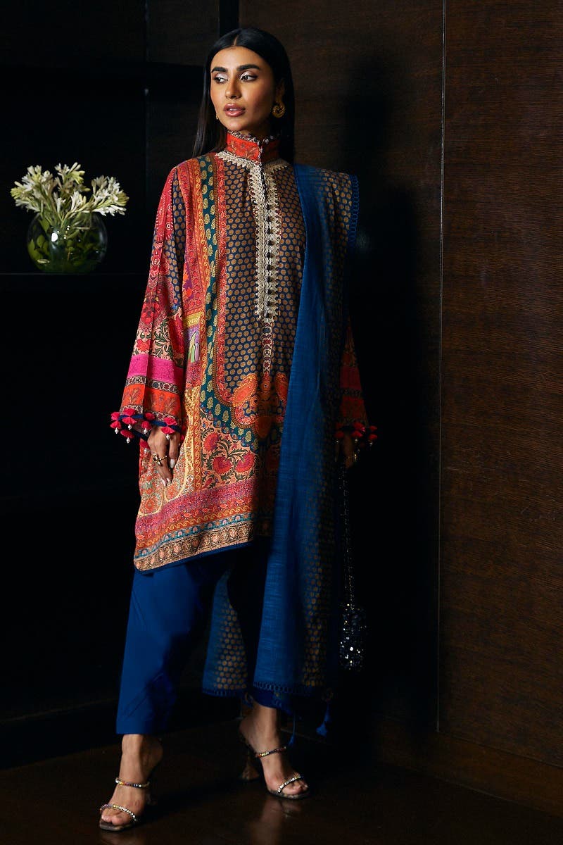 Muzlin By Sana Safinaz Stitched 3 Piece-Winter Collection