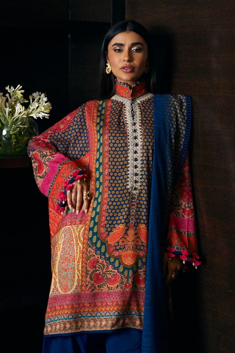 Muzlin By Sana Safinaz Stitched 3 Piece-Winter Collection