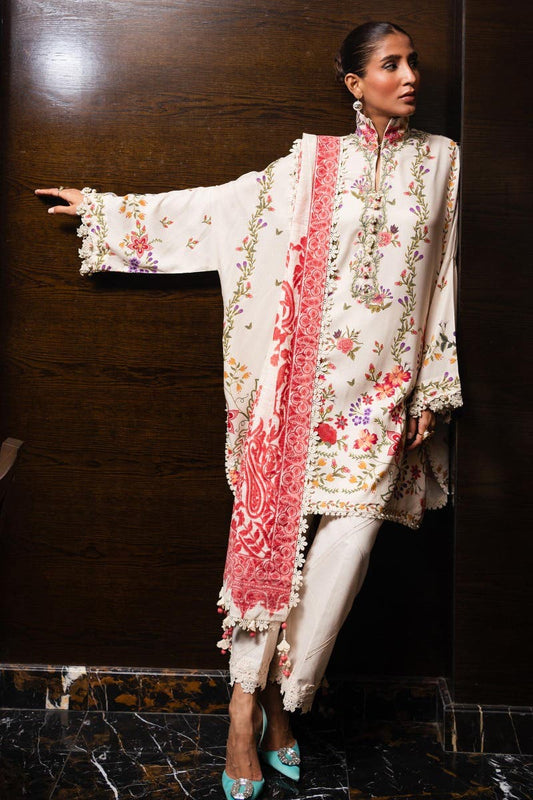 Muzlin By Sana Safinaz Stitched 3 Piece-Winter Collection