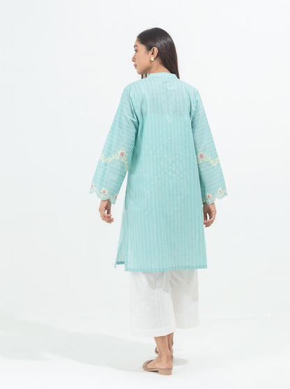 Embroidered Yarn Dyed Shirt By Beechtree