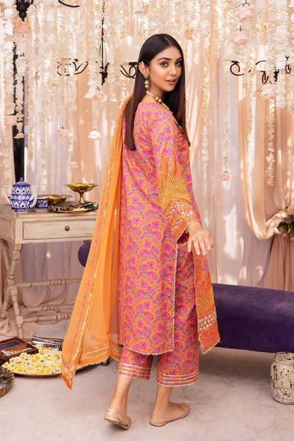 Charizma | Festive Embroidered Lawn Collection| ED23-05