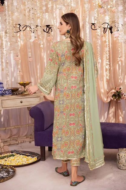 Charizma | Festive Embroidered Printed Lawn Collection | ED23-06