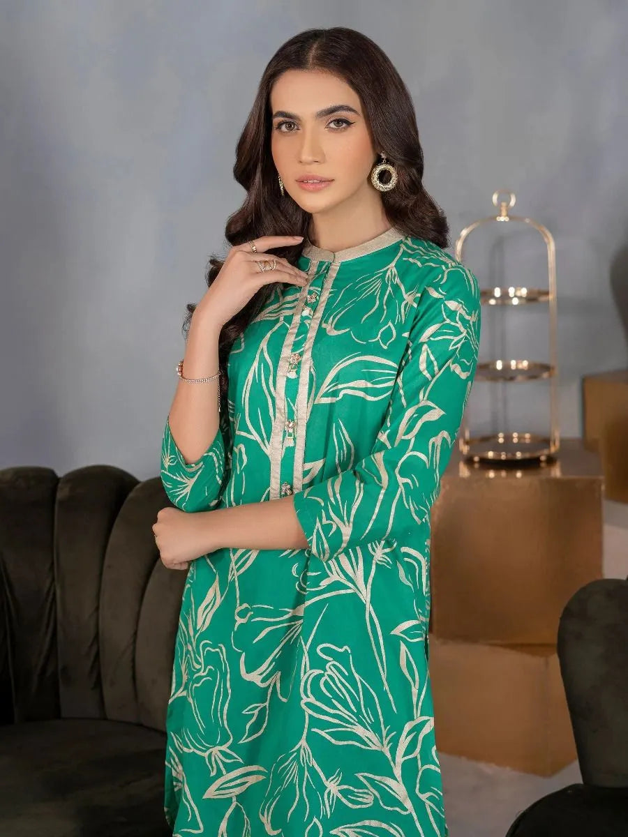 Green 2Pcs Dress -Limelight