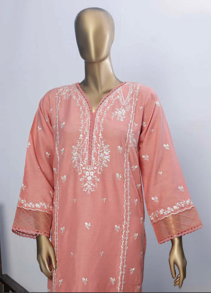 2 Piece ChikanKari Stitched Suit -bin saeed