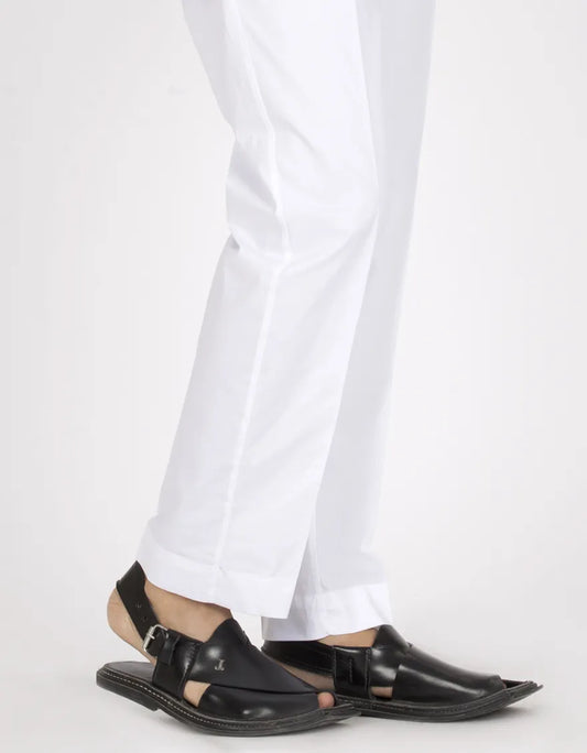 White Cotton - Men Straight Trouser