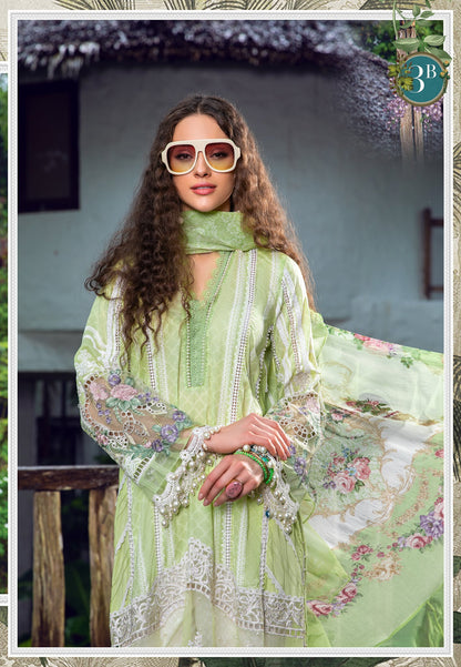 Lawn 3Pcs Suit-Maria B