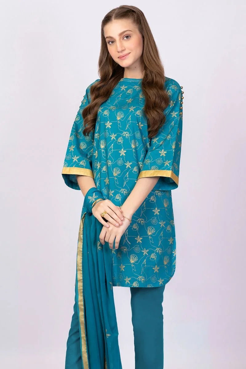 2 Pc Formal Cambric Outfit By Alkaram