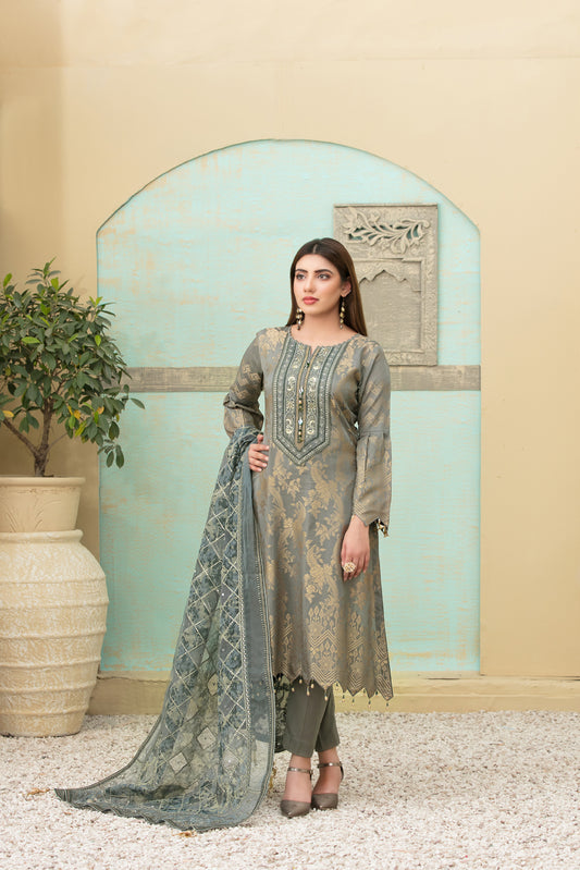 Banarsi Gala 3 Piece Semi-Stitched Collection By Tawakkal