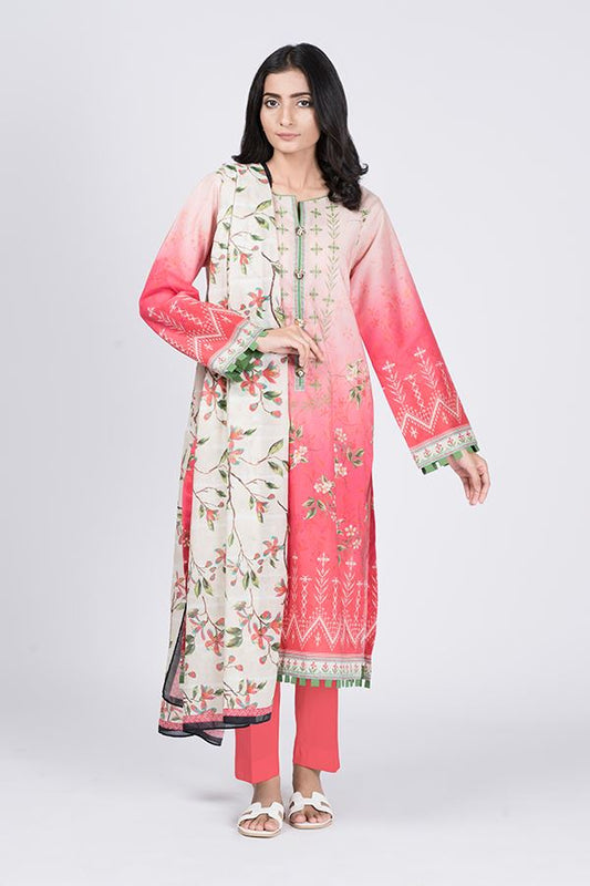 Brink Pink Lawn Suit -Zellbury