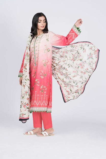 Brink Pink Lawn Suit -Zellbury